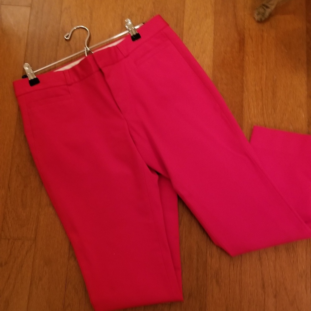 Banana Republic red crop pants